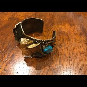 E. king gold over sterling watch cuff